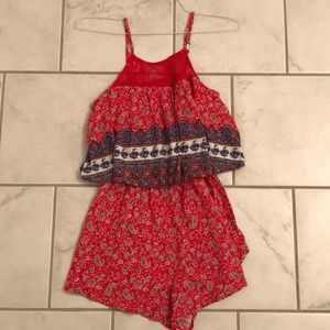 Red romper